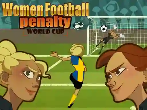 Leikur Women Football Penalty Word Cup á netinu