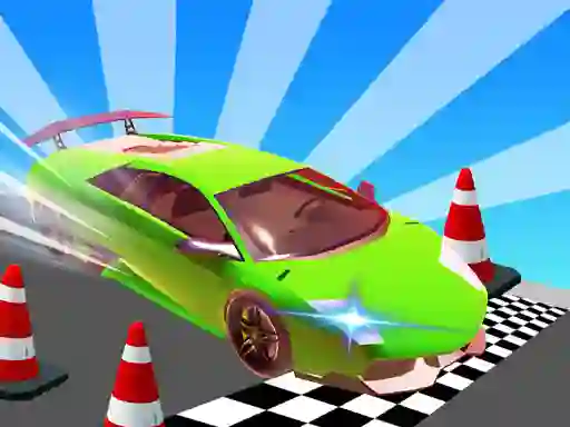 Leikur Car Stunt Races Mega Ramps á netinu