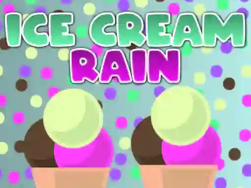 Leikur Ice Cream Rain á netinu