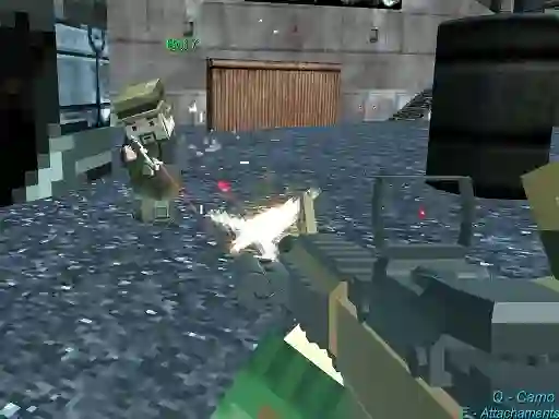 Leikur Pixel Gungame Arena Prison Multiplayer á netinu