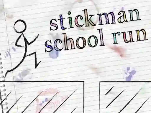 Leikur Stickman School Run á netinu
