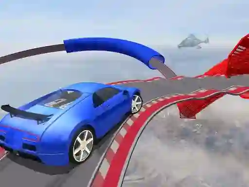 Leikur Mega Ramp Stunt Cars á netinu
