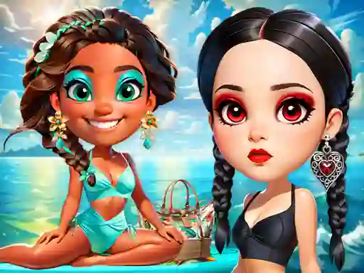 Leikur Wave Chic Ocean Fashion Frenzy á netinu