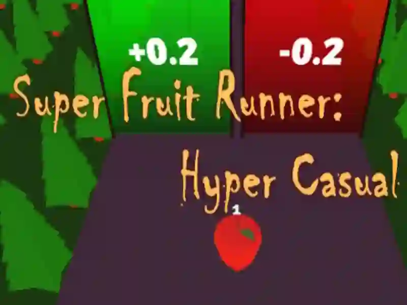 Leikur Super Fruit Runner: Hyper Casual á netinu