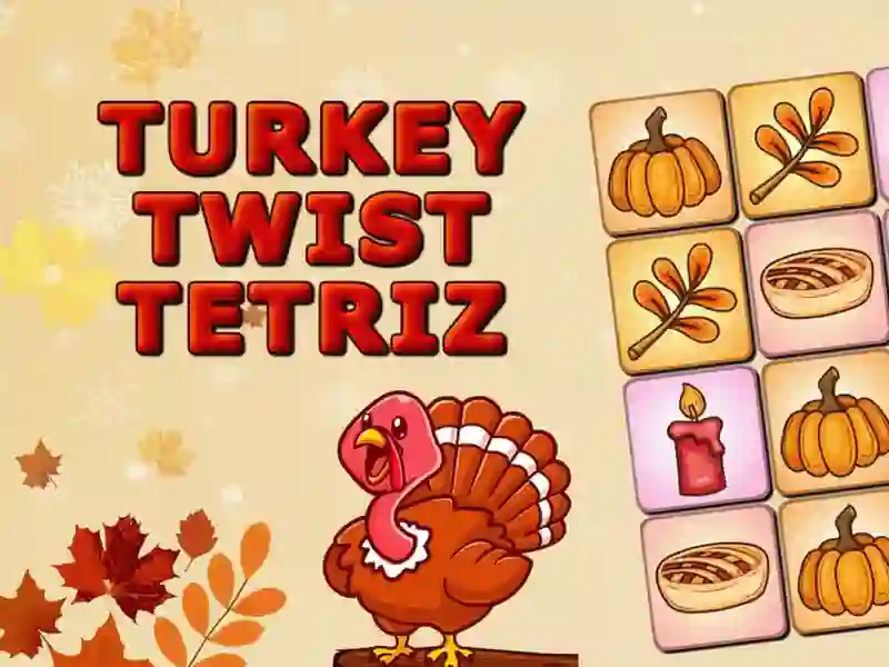 Leikur Turkey Twist Tetriz á netinu
