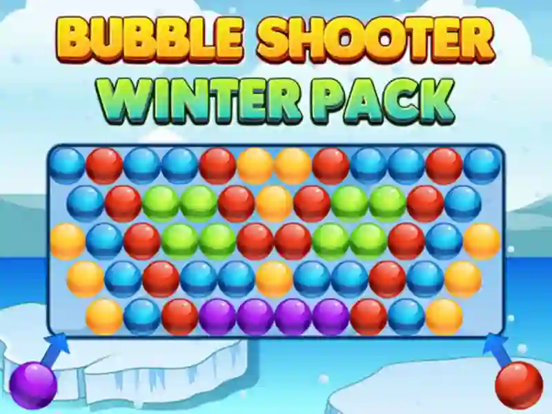 Leikur Bubble Shooter Winter Pack á netinu