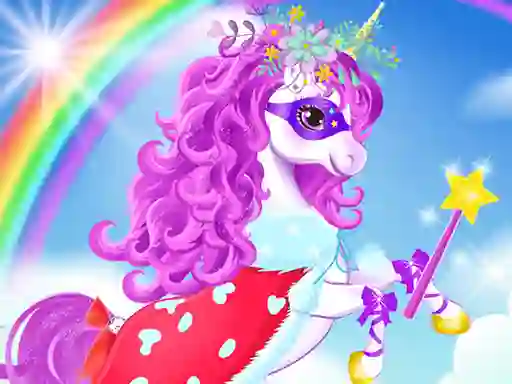 Leikur Baby unicorn dress up á netinu