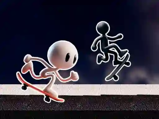 Leikur Black and White Stickman á netinu