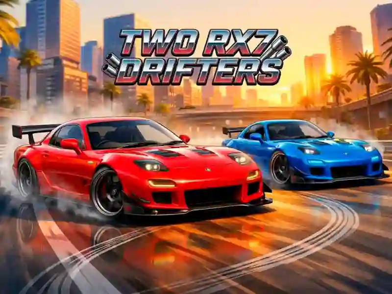 Leikur Two RX7 Drifters á netinu