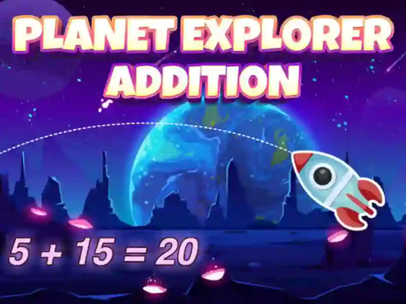 Leikur Planet explorer addition á netinu