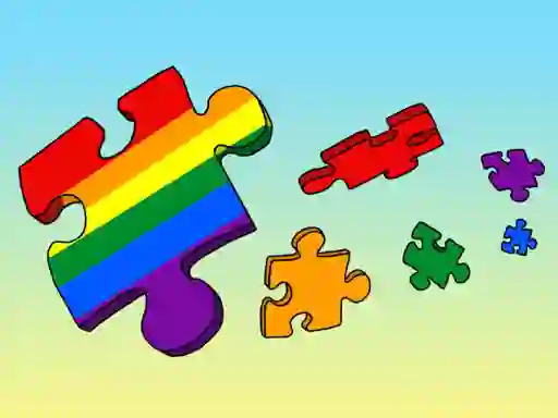 Leikur Lgbt Jigsaw Puzzle: Find Lgbt Flags á netinu