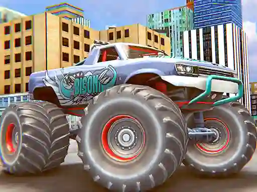 Leikur Monster Truck Stunt Driving Simulation á netinu