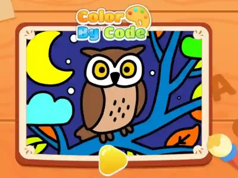 Leikur Color By Code: Night Owl á netinu