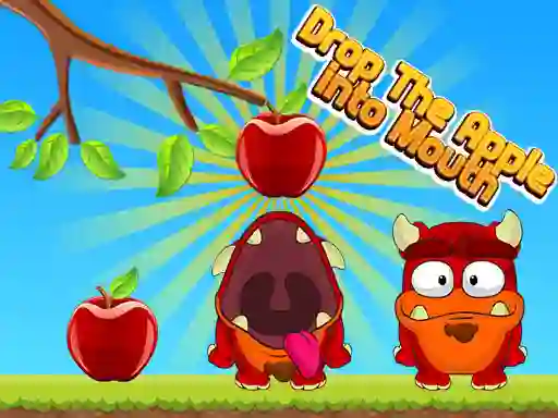 Leikur Drop The Apple Into Mouth á netinu