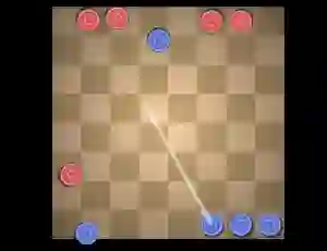 Leikur Angry Checkers á netinu