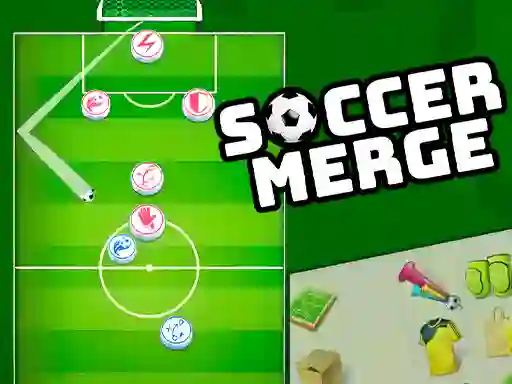 Leikur Soccer Merge á netinu