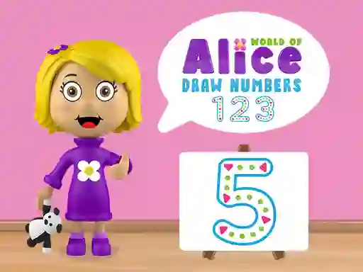 Leikur World of Alice Draw Numbers á netinu