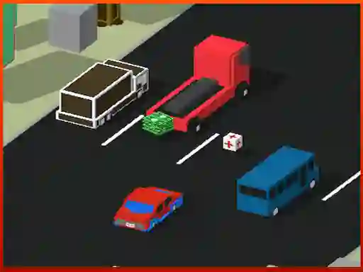 Leikur Blocky Traffic Racer á netinu