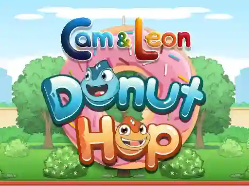 Leikur Cam and Leon: Donut Hop á netinu