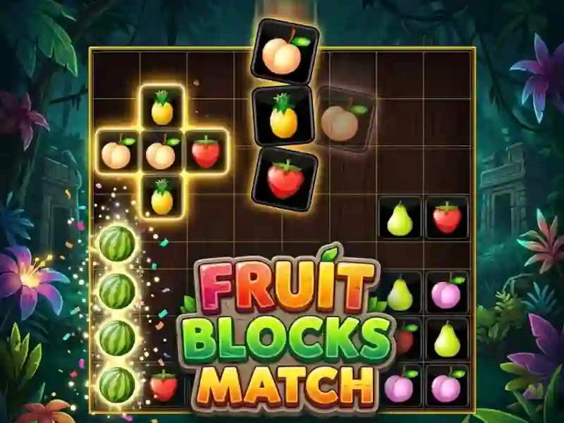 Leikur Fruit Blocks Match á netinu