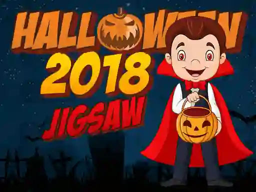 Leikur Halloween 2018 Jigsaw á netinu