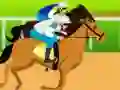 Leikur Horse racing typing á netinu