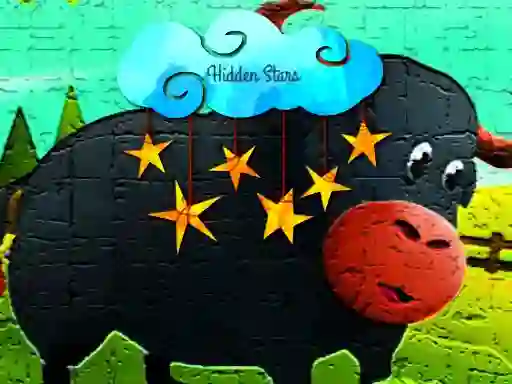 Leikur Cartoon Hidden Stars á netinu