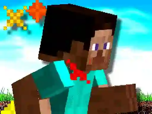 Leikur Run Mineblock Run á netinu