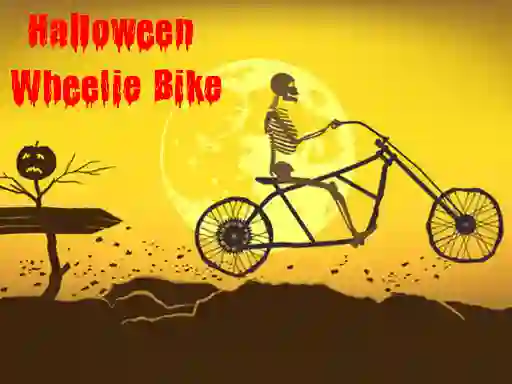 Leikur Halloween Wheelie Bike á netinu