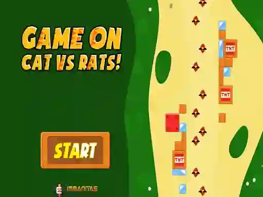 Leikur Game On Cat vs Rats! á netinu