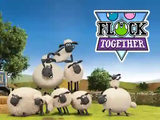 Leikur Shaun The Sheep Flock Together á netinu