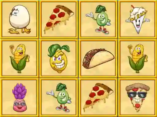 Leikur Foody Memory á netinu