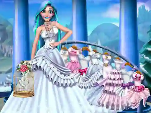Leikur Princess Snow Wedding á netinu