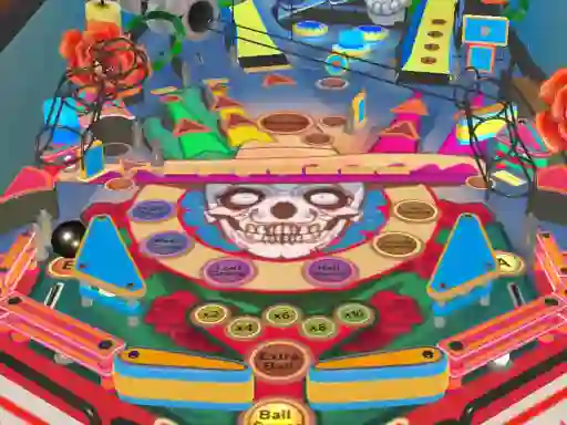 Leikur Pinball Simulator Day of Dead á netinu