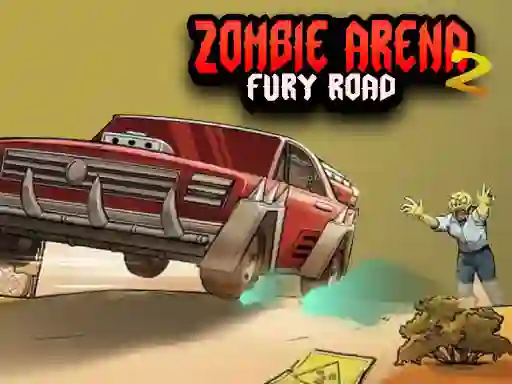 Leikur Zombie Arena 2 Fury Road á netinu