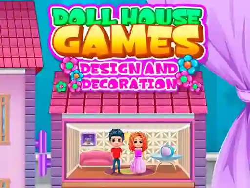 Leikur Doll House Games Design and Decoration á netinu