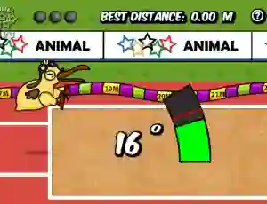 Leikur Animal Olympics Triple Jump á netinu