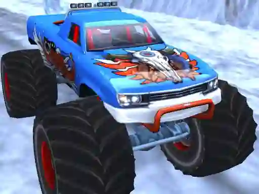 Leikur Winter Monster Truck á netinu