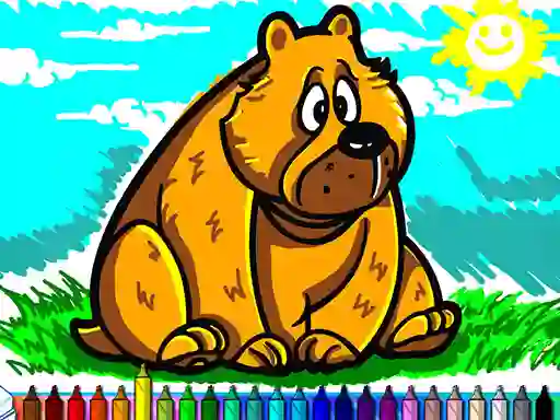 Leikur Coloring Book Animals á netinu