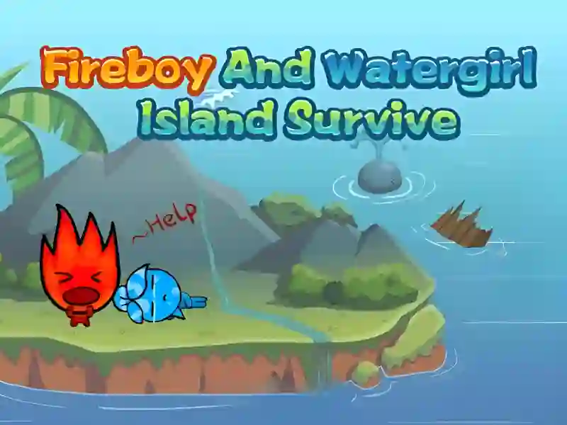 Leikur Fireboy and Watergirl Island Survive á netinu