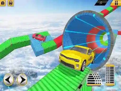 Leikur Impossible Car Driving 3d: Free Stunt á netinu