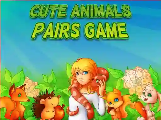 Leikur Cute Animals Pairs Game á netinu