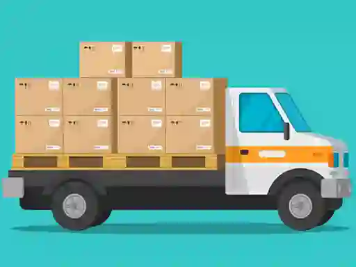 Leikur Food and Delivery Trucks Jigsaw á netinu