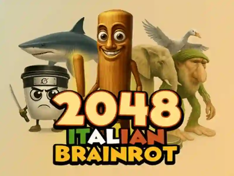 Leikur 2048 Italian Brainrot á netinu