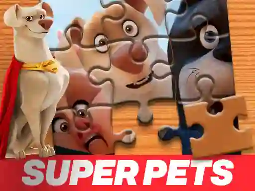 Leikur DC League of Super Pets Jigsaw Puzzle á netinu