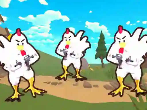 Leikur Chicken shooter io á netinu