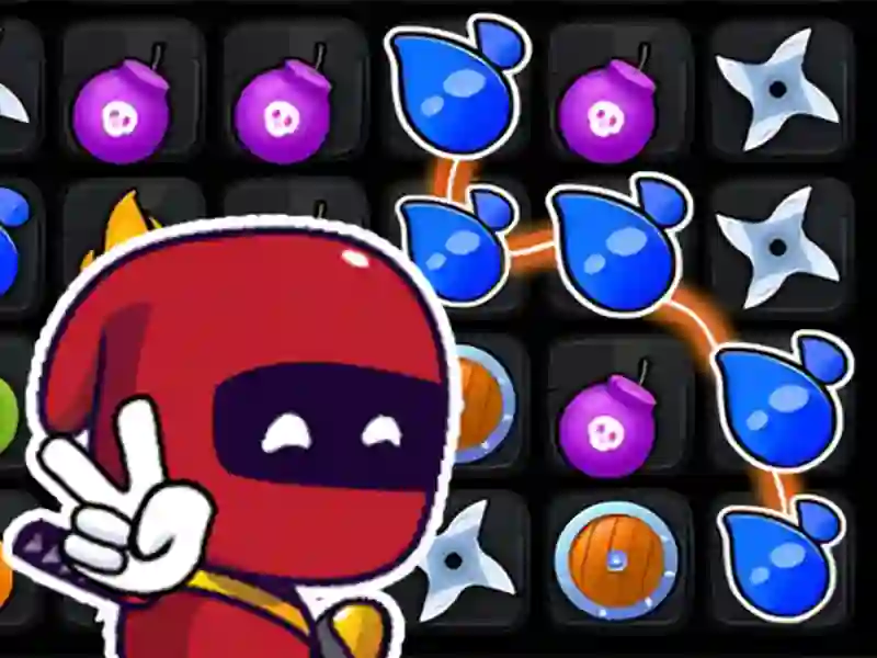 Leikur Ninja Spell Match á netinu