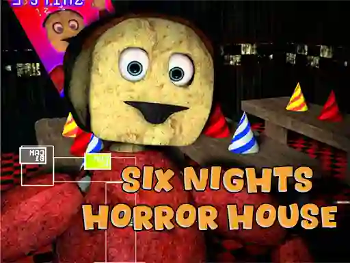 Leikur Six Nights at Horror House á netinu