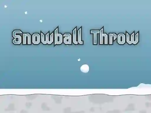 Leikur Snowball Throw á netinu