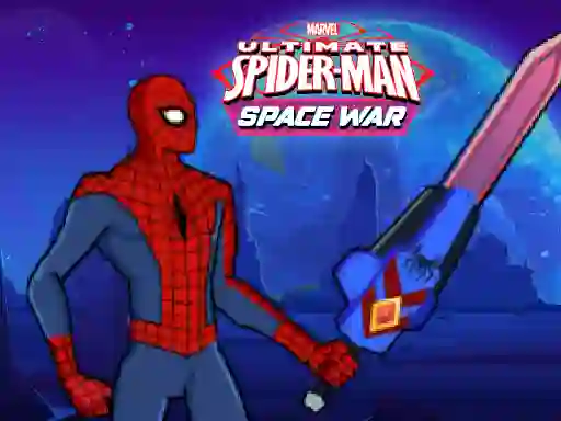 Leikur Spiderman Space War á netinu